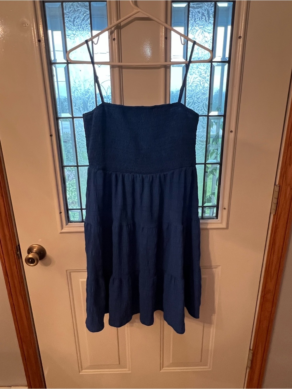 SHEIN Royal Blue Tiered Spaghetti Strap Sundress